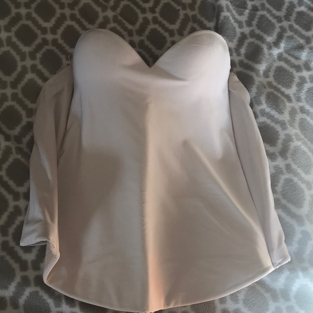 David’s bridal bustier